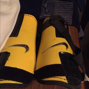 Indoor soccer shin guards & socks